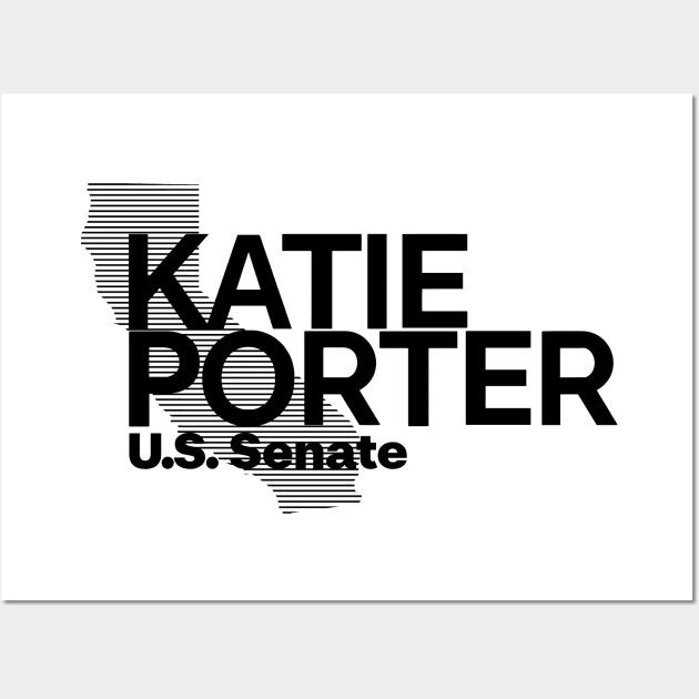 Katie Porter 2024 Election | California Senate Political Wall Art by BlueWaveTshirts